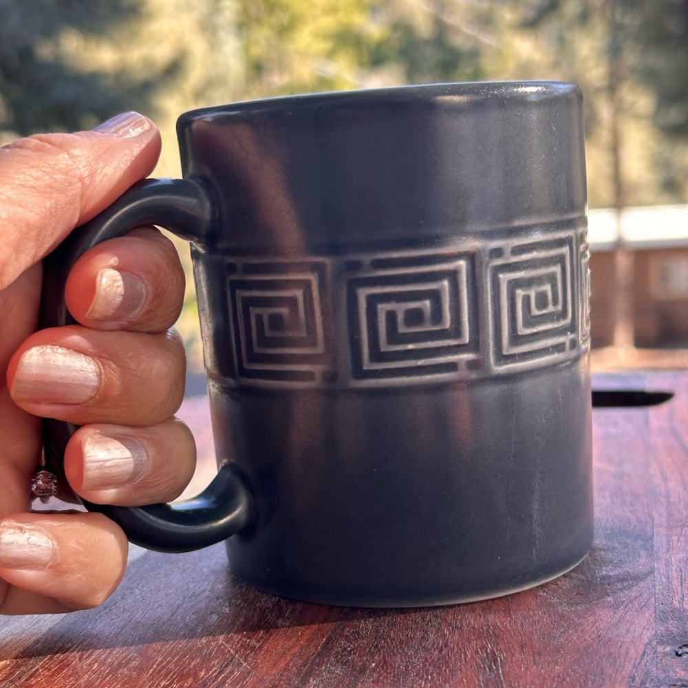 Frank Lloyd Wright collection, USA coffee cup slate gray
